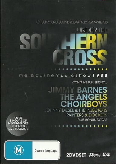 Under The Southern Cross; Melbourne Music Show 1988 poster