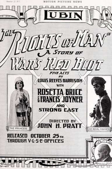 The Rights of Man: A Story of War's Red Blotch poster