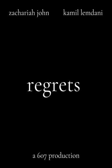 Regrets poster