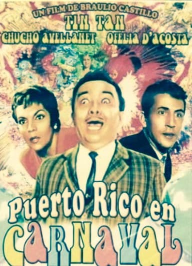 Puerto Rico en carnaval poster
