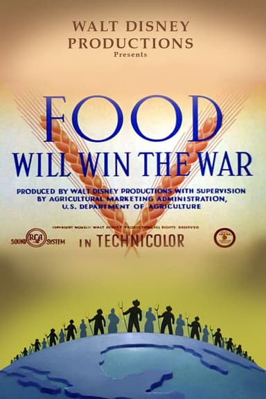 Food Will Win the War poster