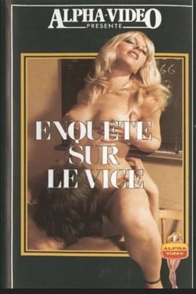 Enquête sur le Vice poster