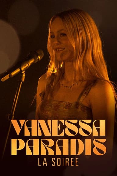 Vanessa Paradis, la soirée poster
