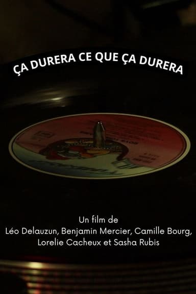 Ça durera ce que ça durera poster