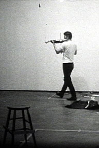 Playing a Note on the Violin While I Walk Around in the Studio poster