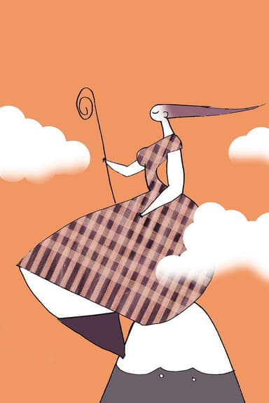 Il pleut bergère poster