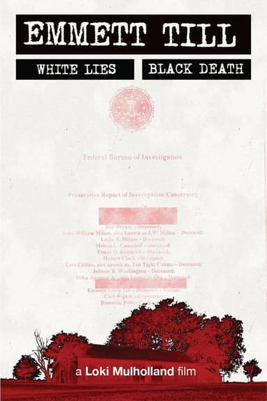 Emmett Till - White Lies, Black Death poster