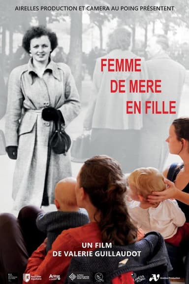 Femme de mère en fille poster
