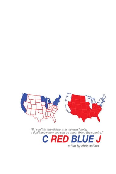 C Red Blue J poster