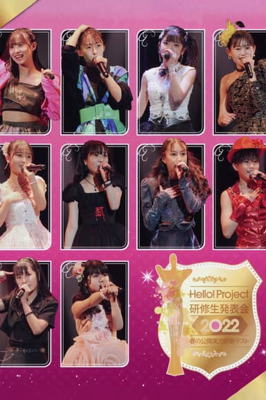Hello! Project Kenshuusei Happyoukai 2022 ~Haru no Koukai Jitsuryoku Shindan Test~ poster