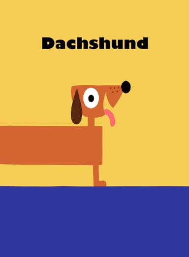 Dachshund poster