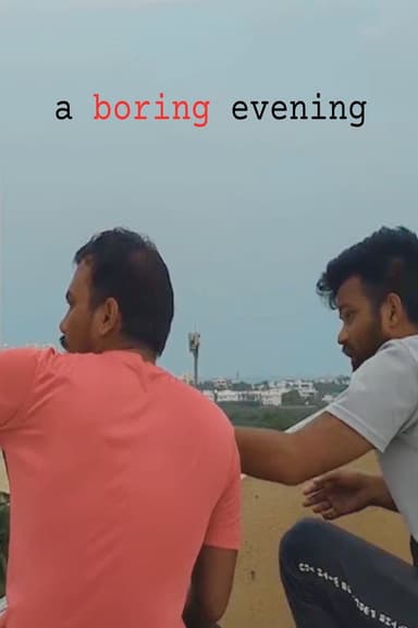 A boring evening poster