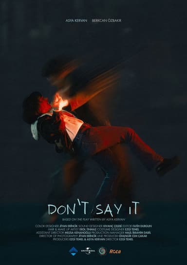 Don't Say It poster
