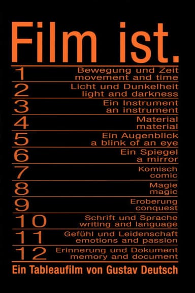 Film Is. (1-12) poster