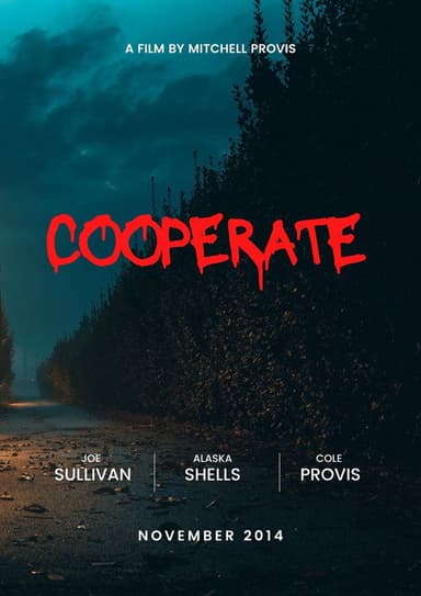 Cooperate poster