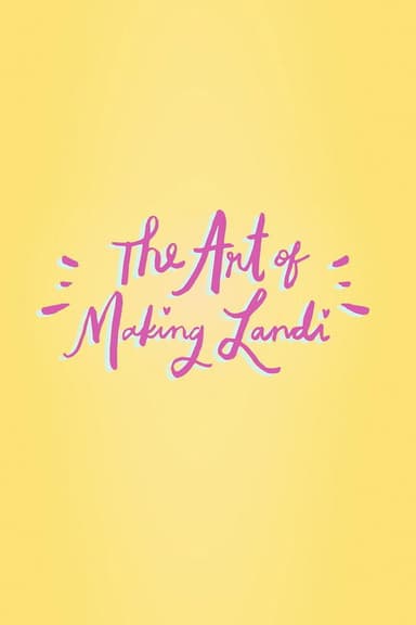 The Art of Making Landi poster