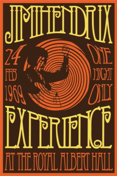 The Jimi Hendrix Experience: Royal Albert Hall poster