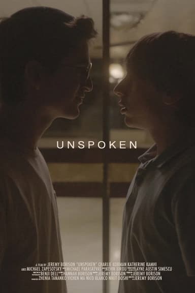 Unspoken poster