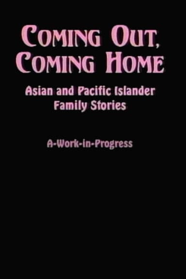 Coming Out, Coming Home poster