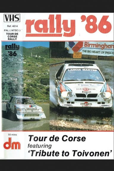 Tour de Corse 1986 poster