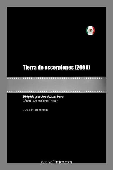 Tierra de escorpiones poster