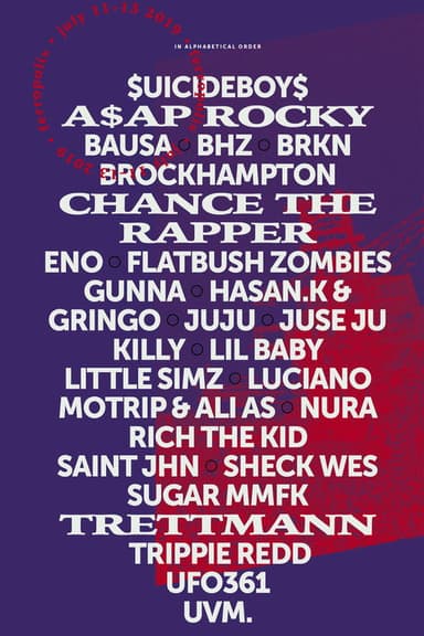 Little Simz @ splash! Festival 2019 - ARTE Concert poster