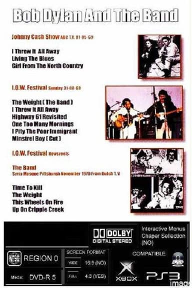 Bob Dylan and The Band: 1969-1970 Compilation poster