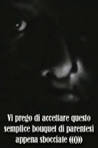 Vi prego di accettare questo semplice bouquet di parentesi appena sbocciate poster