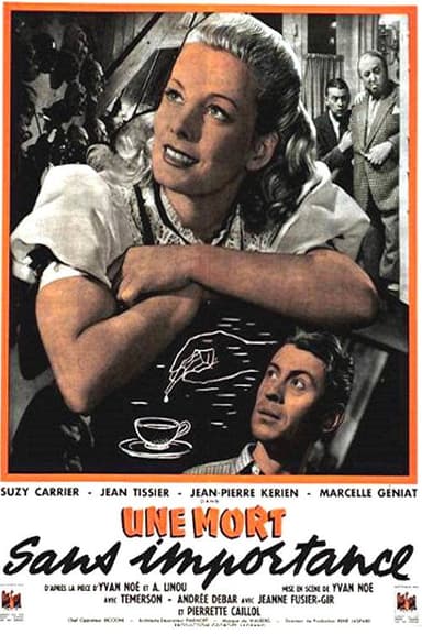 Une mort sans importance poster