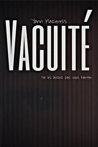 VACUITÉ poster