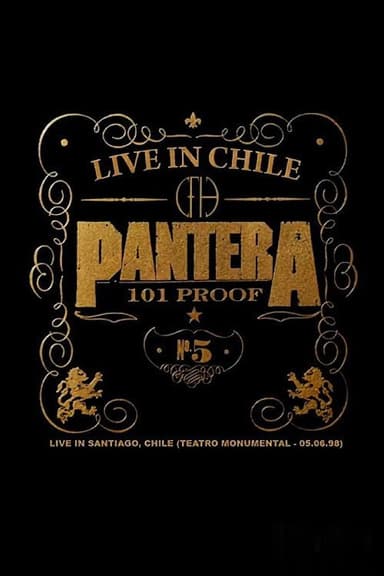 Pantera - Live at Santiago poster