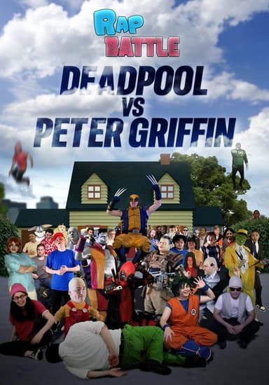 Deadpool vs Peter Griffin. rap battle. by fightmarker. poster