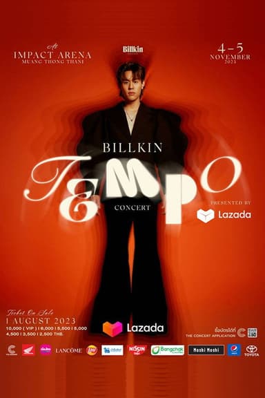 Billkin Tempo Concert Presented by Lazada poster
