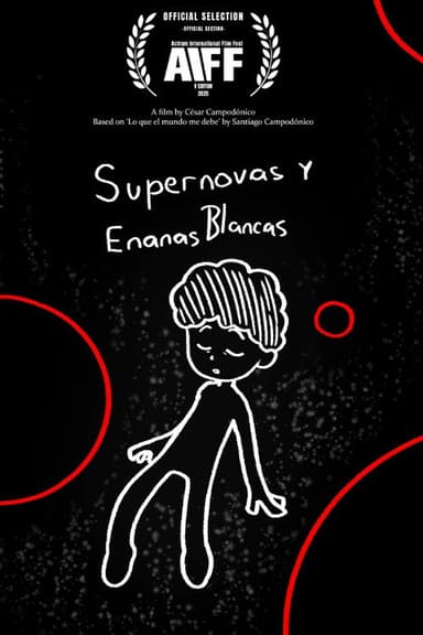 Supernovas y enanas blancas poster