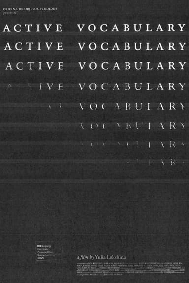 Active Vocabulary poster