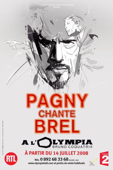 Pagny chante Brel poster