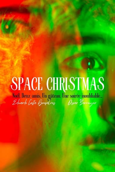 Space Christmas poster