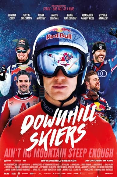 Downhill Skiers - Rausch der Geschwindigkeit poster