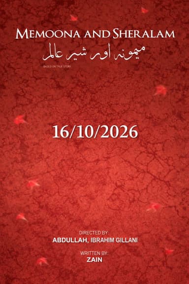 Memoona and Sheralam poster