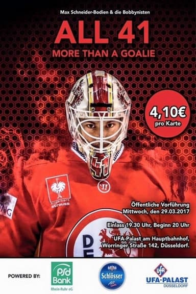 All 41 - More Than A Goalie poster