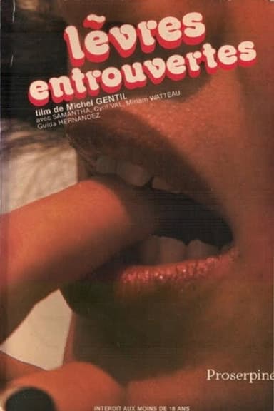 Lèvres entrouvertes poster