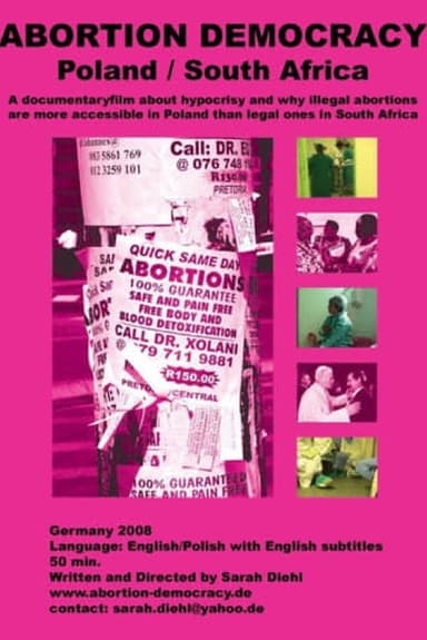 Abortion Democracy: Poland/South Africa poster