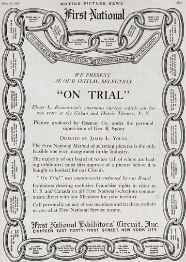 On Trial poster