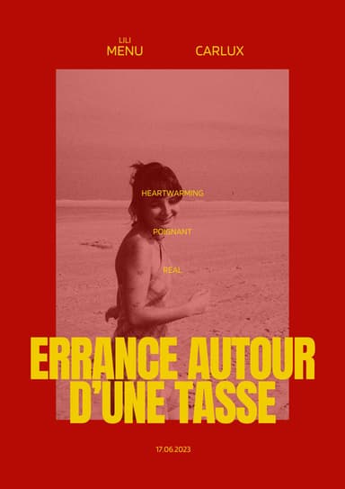 Errance autour d'une tasse poster