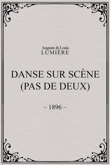 Danse sur scène (pas de deux) poster