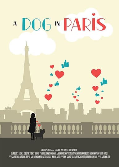 A Dog in Paris poster