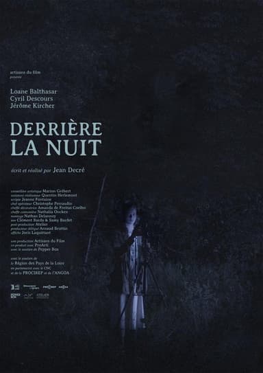 Behind the night poster