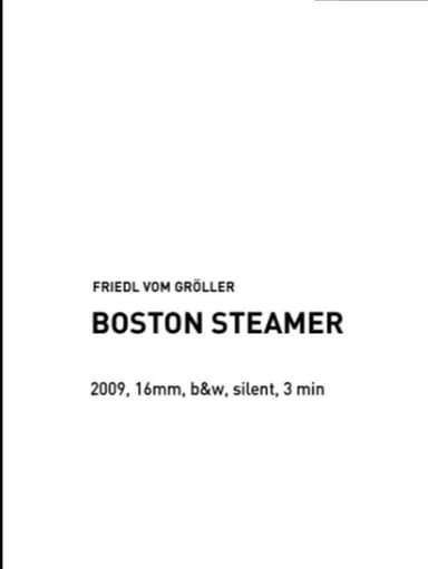 Boston Steamer poster