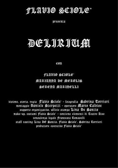 Delirium poster