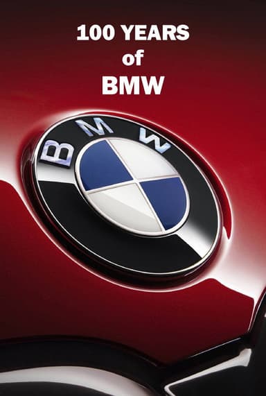 100 Years of BMW poster